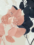 Indigo & Blush Leaves I - Wall Art - By Jennifer Goldberger- Gallery Art Company