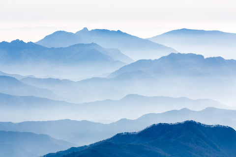 Misty Mountains - Wall Art - By Gwangseop eom- Gallery Art Company