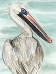 Turquoise Pelican I - Wall Art - By Jennifer Paxton Parker- Gallery Art Company