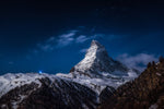 Full moon at Matterhorn - Wall Art - By Jesus Gonzalez Vera- Gallery Art Company