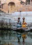 Stepwell Reflections - Wall Art - By Susan Moss- Gallery Art Company