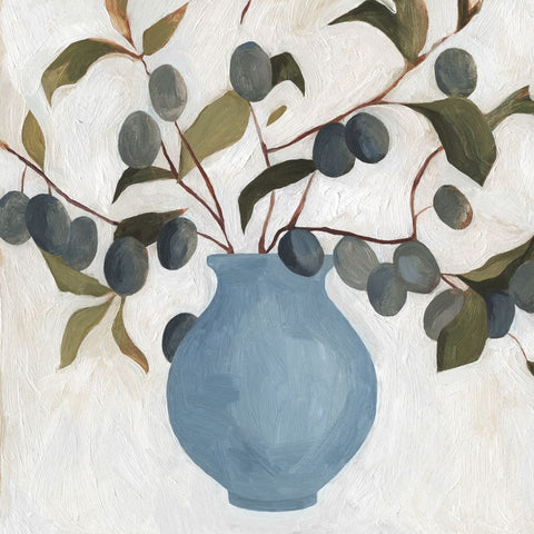 Plum Branch Arrangement II - Wall Art - By Emma Scarvey- Gallery Art Company