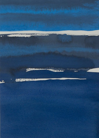 Sapphire Horizon I - Wall Art - By Rob Delamater- Gallery Art Company