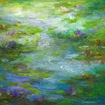 Water Lily Pond #1 - Wall Art - By Sheila Finch- Gallery Art Company