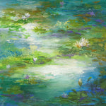 Water Lily Pond #2 - Wall Art - By Sheila Finch- Gallery Art Company