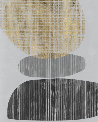 Gilded Shapes I - Wall Art - By Jennifer Goldberger- Gallery Art Company