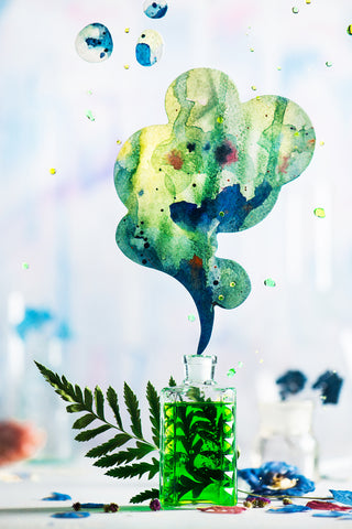 Summer Perfume (Green) - Wall Art - By Dina Belenko- Gallery Art Company