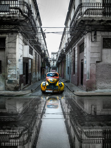 Classic old car in Havana, Cuba - Wall Art - By Svetlin Yosifov- Gallery Art Company