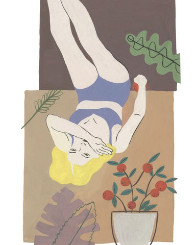 Lying Woman II - Wall Art - By Melissa Wang- Gallery Art Company