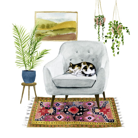 Homebody II - Wall Art - By Victoria Borges- Gallery Art Company