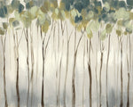 Viridian Treeline I - Wall Art - By Jennifer Goldberger- Gallery Art Company