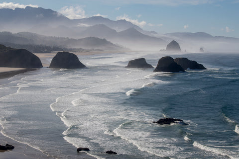 Morning view from Ecola Point - Wall Art - By Robbert Mulder- Gallery Art Company