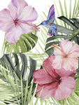 Hibiscus & Hummingbird I - Wall Art - By Jennifer Paxton Parker- Gallery Art Company