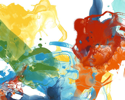 Primary Abstract II - Wall Art - By June Erica Vess- Gallery Art Company