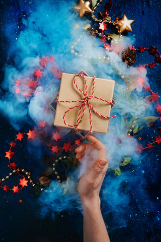 Don't open till Christmas - Wall Art - By Dina Belenko- Gallery Art Company