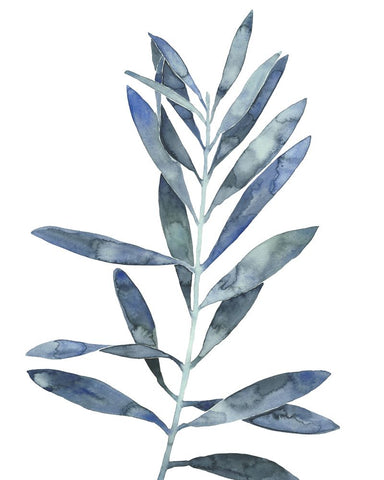 Indigo Leaves II - Wall Art - By Megan Meagher- Gallery Art Company