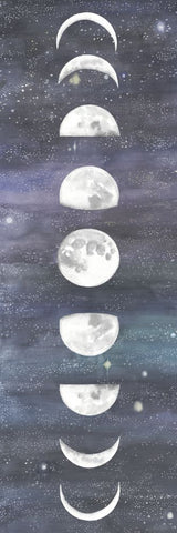 Moon Chart I - Wall Art - By Naomi McCavitt- Gallery Art Company