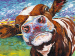 Curious Cow I - Wall Art - By Carolee Vitaletti- Gallery Art Company