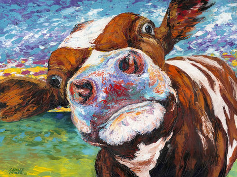 Curious Cow I - Wall Art - By Carolee Vitaletti- Gallery Art Company