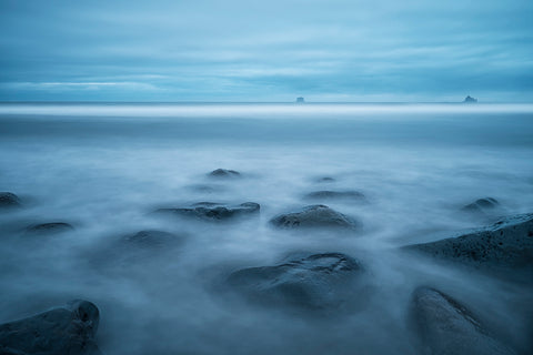 The blue hour at Rialto Beach - Wall Art - By Lydia Jacobs- Gallery Art Company