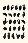 Sign Language I - Wall Art - By Emma Scarvey- Gallery Art Company