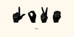 Sign Language IV - Wall Art - By Emma Scarvey- Gallery Art Company