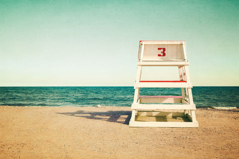 Lifeguard Station - Wall Art - By Katherine Gendreau- Gallery Art Company