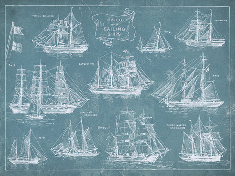 Sailing Ships - Wall Art - By Wild Apple Portfolio- Gallery Art Company
