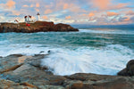 Nubble Sunset - Wall Art - By Katherine Gendreau- Gallery Art Company
