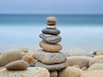 Stonewall Beach Cairn Crop - Wall Art - By Katherine Gendreau- Gallery Art Company