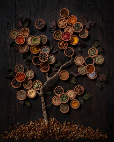 Tree of spice - Wall Art - By Diana Popescu- Gallery Art Company