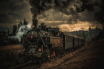 Gold digger train - Wall Art - By Hubert Bichler- Gallery Art Company