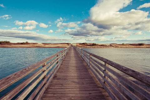 Bridge to the Beach - Wall Art - By Katherine Gendreau- Gallery Art Company