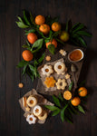 Mandarin Linzer Cookies - Wall Art - By Diana Popescu- Gallery Art Company