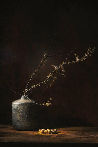 Still life with blossom and eggs - Wall Art - By Saskia Dingemans- Gallery Art Company