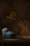 Still life with oker flowers - Wall Art - By Saskia Dingemans- Gallery Art Company