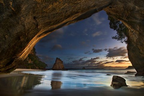 Cathedral Cove - Wall Art - By Yan Zhang- Gallery Art Company