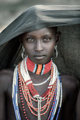 Arbore tribes girl - Wall Art - By Trevor Cole- Gallery Art Company