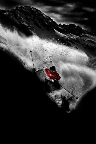 Dark Freeride - Wall Art - By Tristan Shu- Gallery Art Company