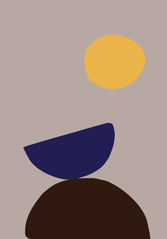 Organic Shapes 07 - Wall Art - By 1x Studio- Gallery Art Company