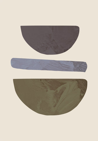Collage 02 Beige - Wall Art - By 1x Studio- Gallery Art Company