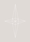 Grid Star Grey - Wall Art - By 1x Studio II- Gallery Art Company