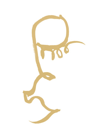 Half Face Gold - Wall Art - By 1x Studio II- Gallery Art Company