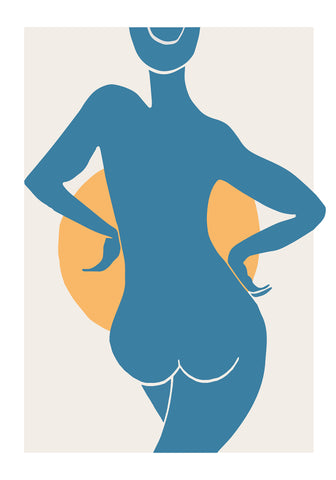 Blue Woman - Wall Art - By 1x Studio II- Gallery Art Company