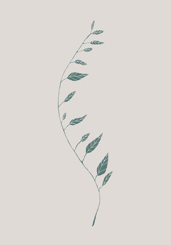 Wavy Branch Green - Wall Art - By 1x Studio II- Gallery Art Company