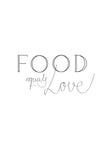 Food is Love - Wall Art - By 1x Studio II- Gallery Art Company