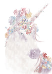 Unicorn Floral - Wall Art - By 1x Studio II- Gallery Art Company