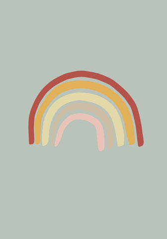 Rainbow Green - Wall Art - By 1x Studio- Gallery Art Company