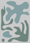 Seaweed Teal No 2 - Wall Art - By 1x Studio II- Gallery Art Company