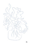 Flower Bouquet Sketch - Wall Art - By 1x Studio II- Gallery Art Company